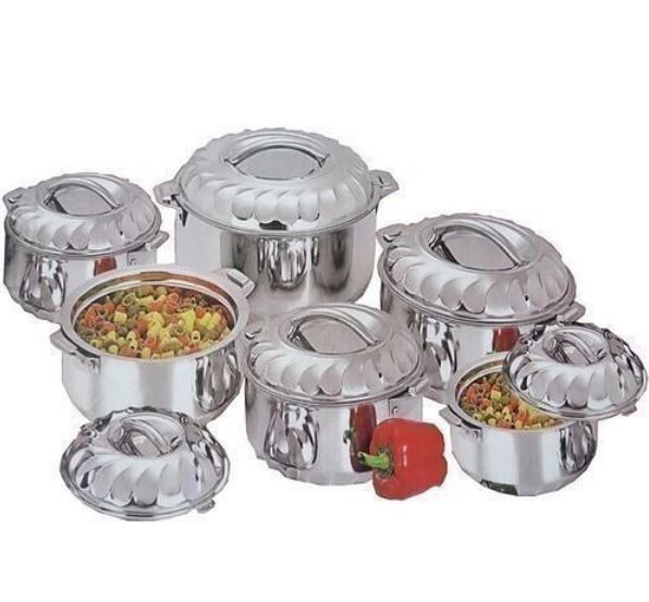 6 piece Hotpots stainless steel