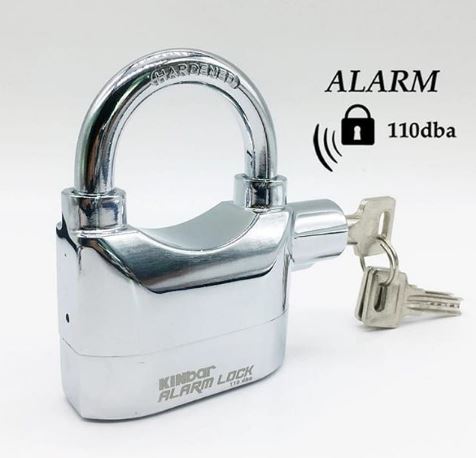 Alarm padlock with siren