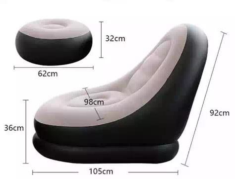 Inflatable car seats with free pump