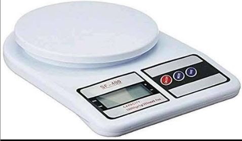 Electric digital kitchen scale