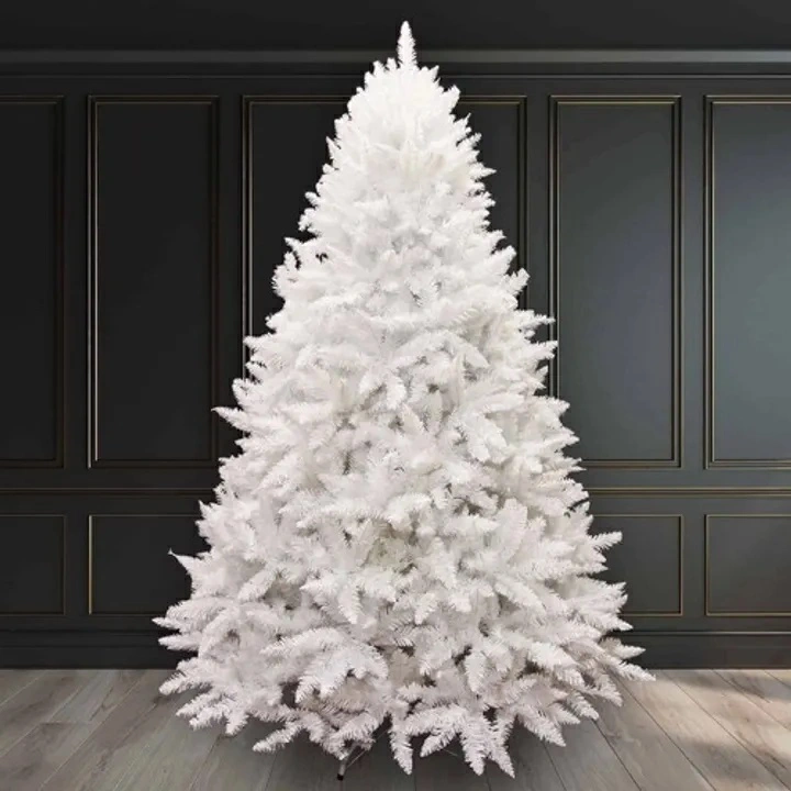 White Artificial house Christmas tree -2.1 Metres / 7 Feet- party supply gift for home and outdoor