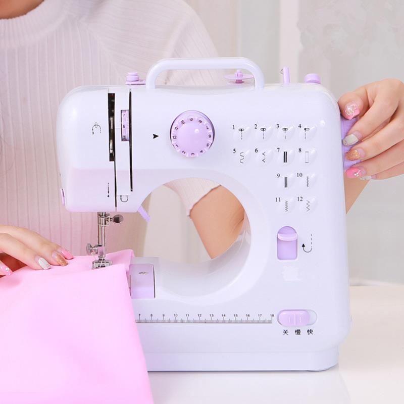 Households Sewing Machine 12-pin Foot Pedal Double Thread Ironing Pressing
