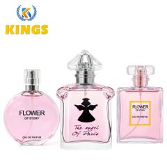 Floral 3pcs Ladies Perfumes Eau De Parfum Long Listing Fragrances Deodorants 90ML Pink