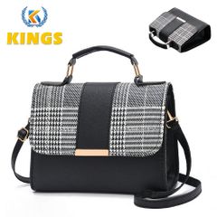 Handbags for Ladies Shoulder Sling Bags Crossbody Women Messenger Bag Classic PU Leather Waterproof Black one size