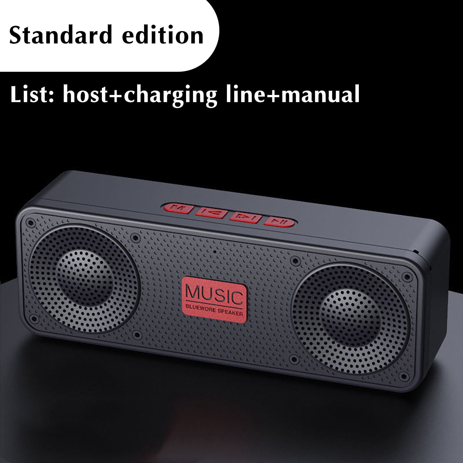 Portable Bluetooth Speaker  TF Card FM Mode HD Sound Quality FM Music