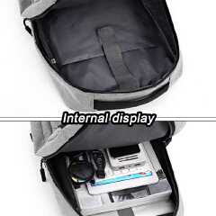 Men Laptop Backpack Bag Set Rucksack Travel Bag With USB Jack Large Capacity School Bag
