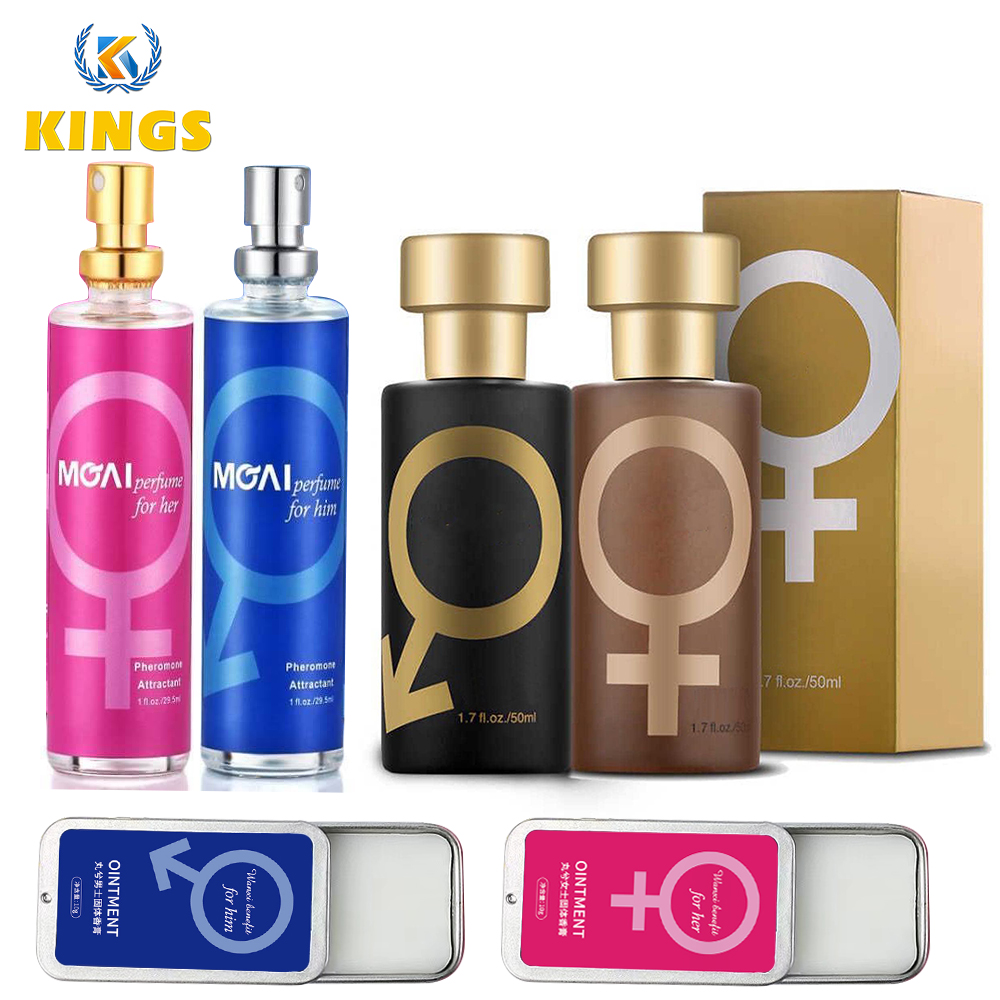 6 PCS Couple Perfume & Solid Balm Set Fragrance Eau De Parfum Set