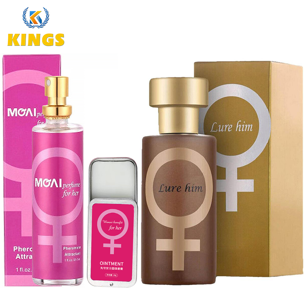 3 PCS Perfumes & Solid Balm Set Men and Women Eau De Parfum Set Fruity Fragrance