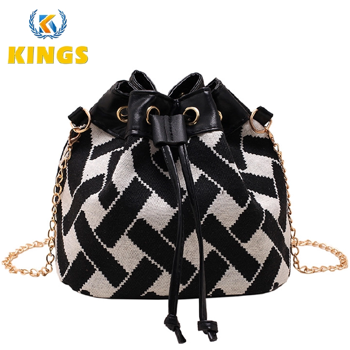 Ladies Canvas Crossbody Bag Small Sling Bags Mini Bucket Bag Small Shoulder Bags