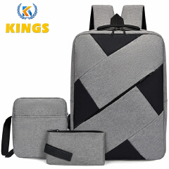 Men Laptop Backpack Bag Set Rucksack Travel Bag With USB Jack Large Capacity School Bag