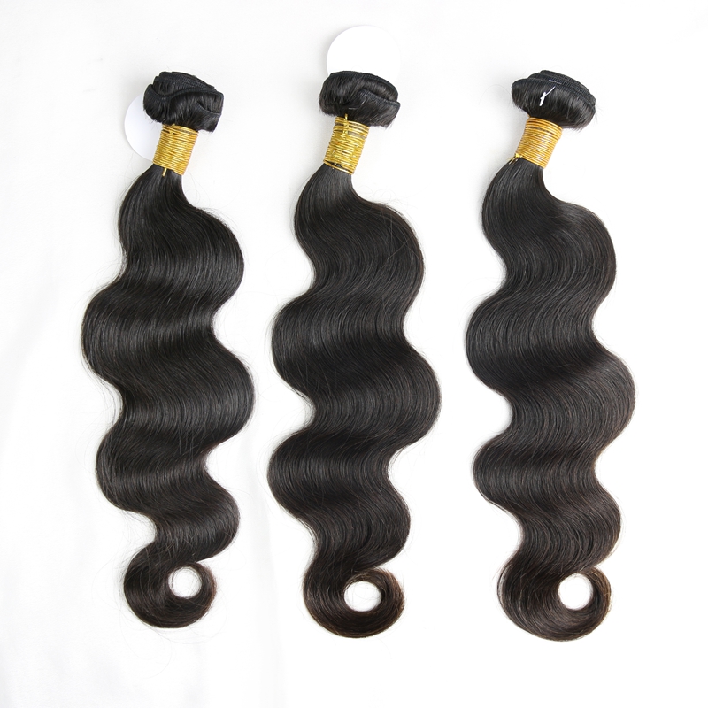 Rosemary Beauty 8A Brazilian Human Hair Body Wave 100g/pcs Natural Color Hair Extensions