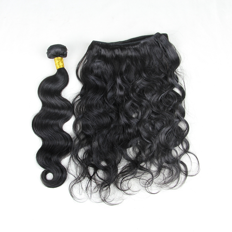 Rosemary Beauty 8A Brazilian Human Hair Body Wave 100g/pcs Natural Color Hair Extensions