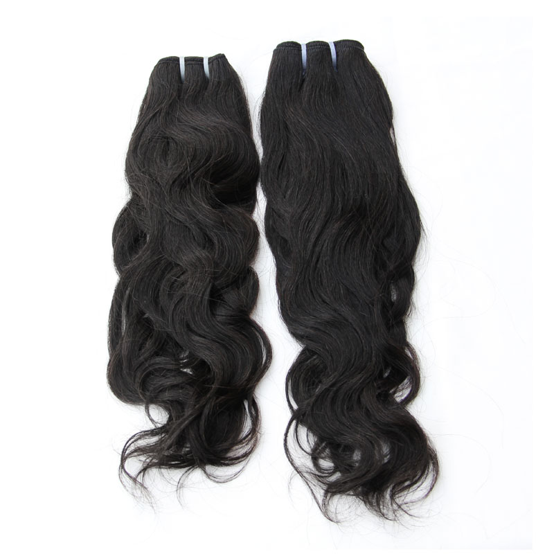Natural Wave Human Hair Extensions 8A Unprocessed Virgin Human Hair Weave 100g/pcs Natural Color