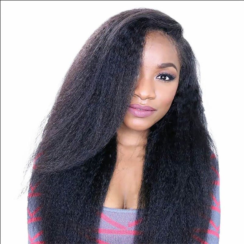Indian Human Hair Kinky Straight Hair 3 Bundles 100g/pcs Hair 100% Unprocessed Virgin Hair Weft
