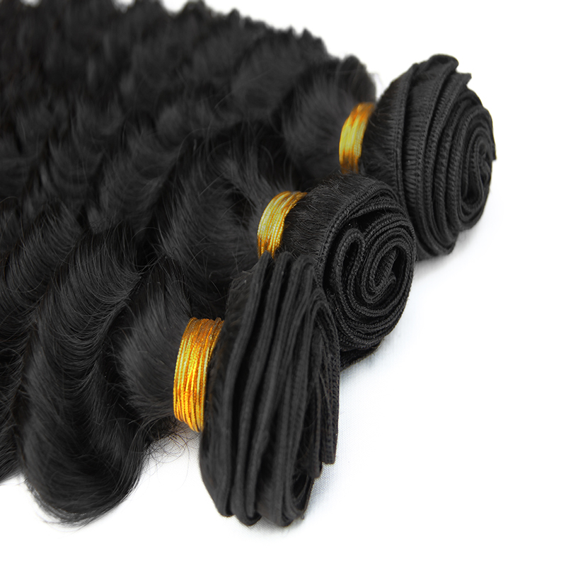 Deep Wave Top 8A Brazilian Human Hair 100g/pc Natural Color 100% Unprocessed Virgin Hair Extensions