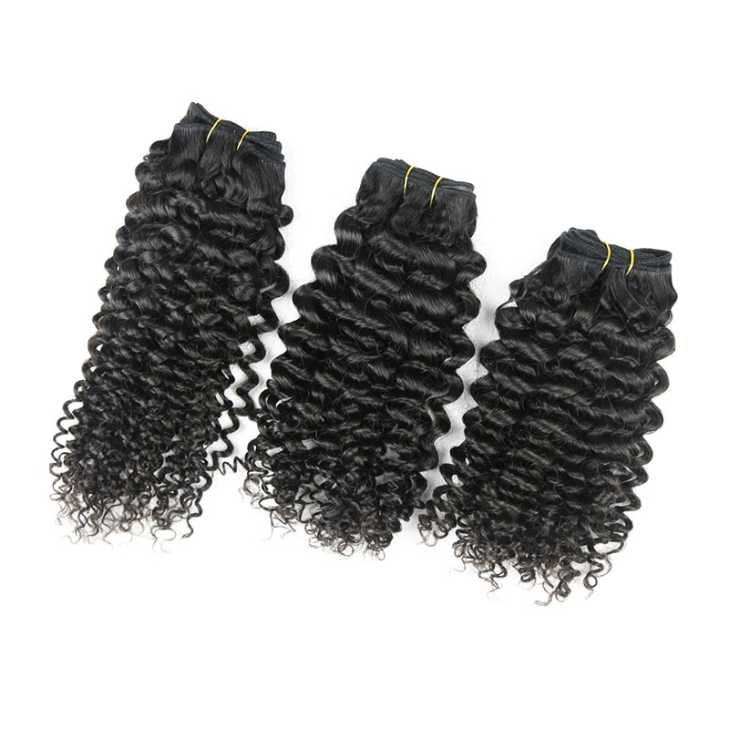 Top 8A Malaysian Virgin Remy Jerry Curly Weave Human Hair 100g/pc 8&apos;&apos;-30&apos;&apos;