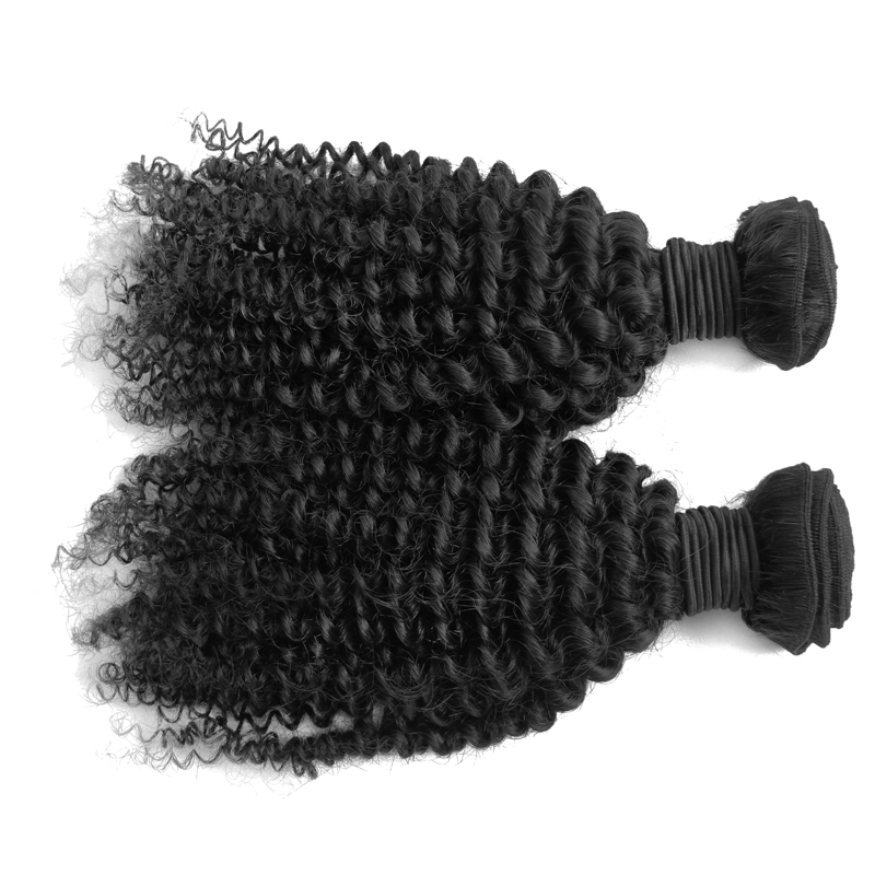 Mongolian Kinky Curly Human Hair 100% Unprocessed Virgin Remy Hair Weave Extension 100g/pcs 8&apos;&apos;-30&apos;&apos;