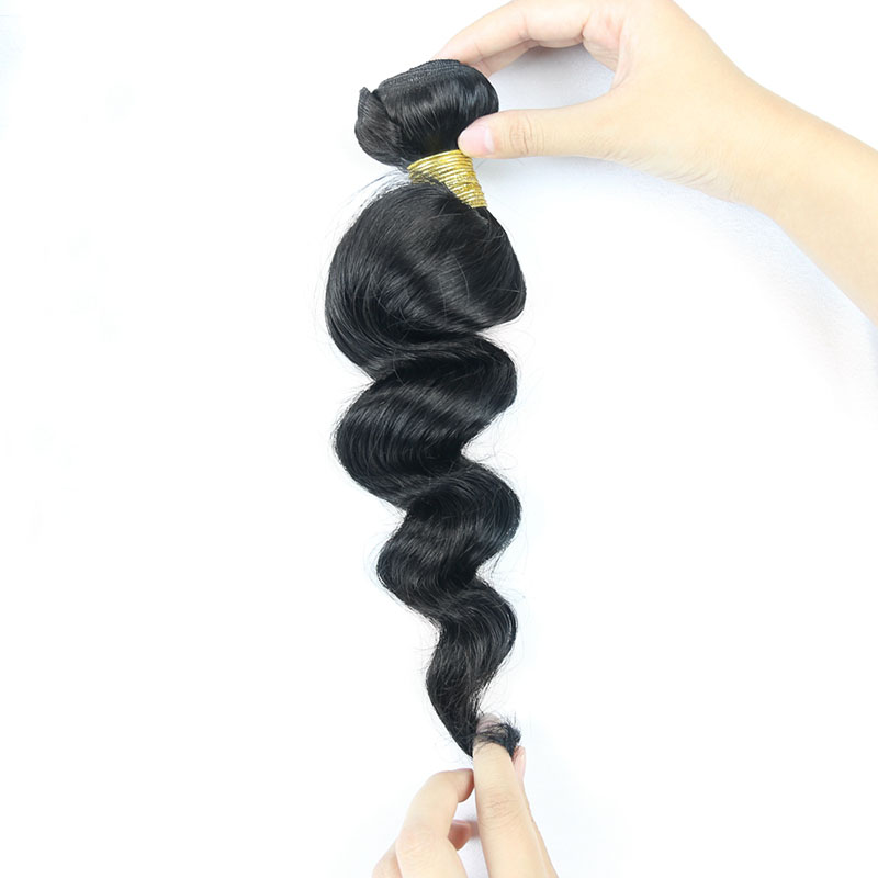 Malaysian 3 Bundles Human Hair 100% Unprocessed Weave Loose Wave Virgin Hair Bundle 100g/pc 8&apos;&apos;-30&apos;&apos;