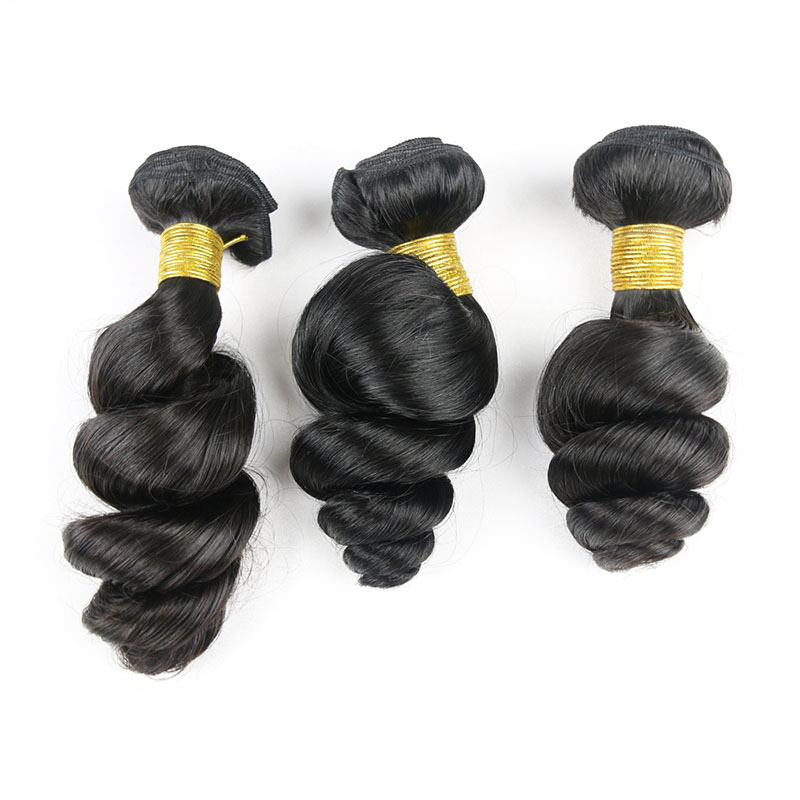 Malaysian 3 Bundles Human Hair 100% Unprocessed Weave Loose Wave Virgin Hair Bundle 100g/pc 8&apos;&apos;-30&apos;&apos;