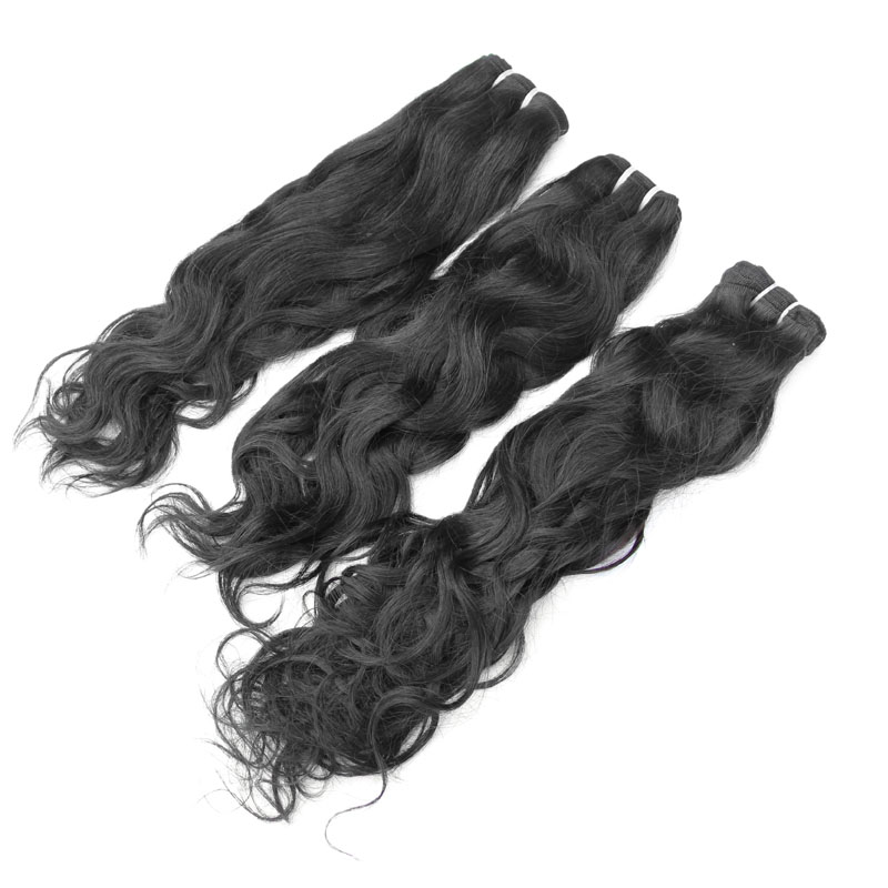 Malaysian Natural Wave Hair Weave Bundles Unprocesssed Human Virgin Hair Extensions 100g/pc 8&apos;&apos;-30&apos;&apos;
