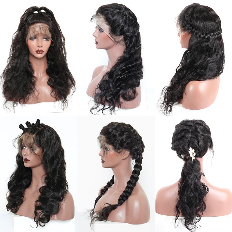 Body Wave Lace Front Human Hair Long Wigs For Women Virgin Hair Front Wig Brazilian Remy Human Hair