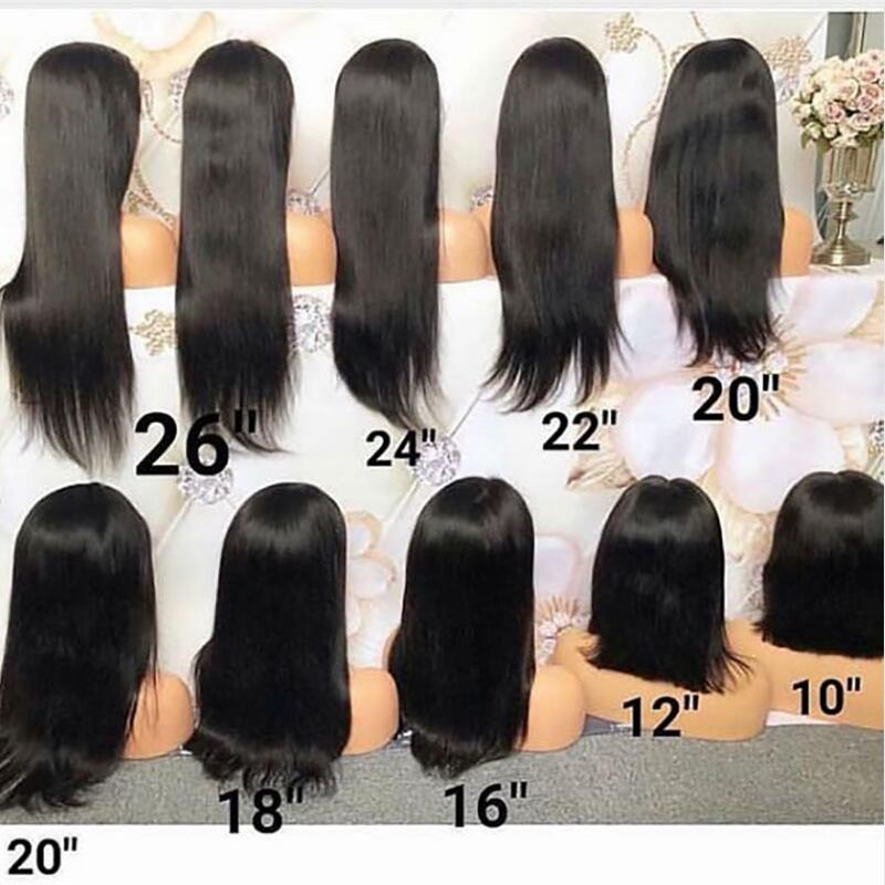13*4 Lace Front Wig Brazilian Human Hair Wigs Remy Hair Straight Lace Front Wig With Baby Hair