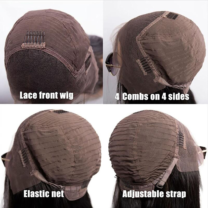 13*4 Lace Front Human Hair Wigs Short Curly Bob Lace Wig Remy Brazilian Plucked With Baby Hair