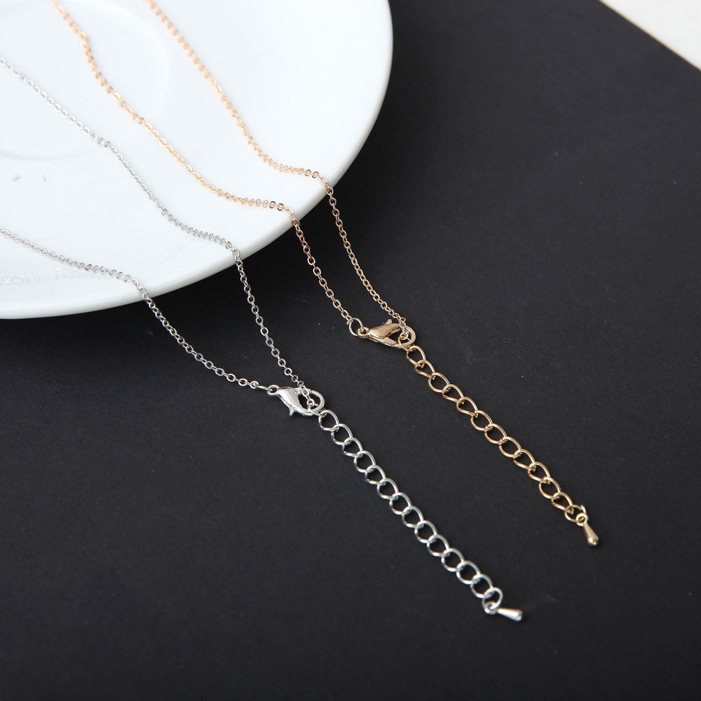 Moon Star Pendant jewelry Choker Necklace Alloy Zinc Chain Necklace For Women Party Jewelry Archery