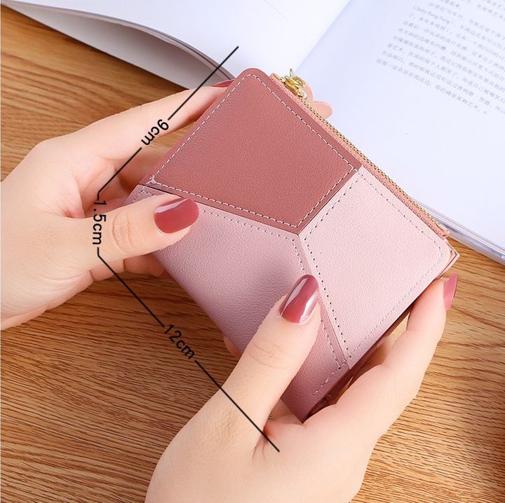 Women&apos;s Wallets Small Mini Safe Money Bag Female Short Butterfly Fringed Zipper Purse Credit Cards