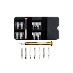 Leather Case 25 In 1 Torx Screwdriver Set Mobile Phone Repair Tool Kit Multitool Hand Tool As picture style