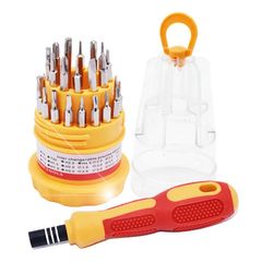 31 in 1 set Micro Pocket Precision Screwdriver  Magnetic Screwdriver cell phone tool repair box kits as picture
