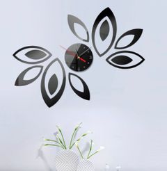 Lovely DIY Wall Clock Color Wall Clock Home decor Black as picture