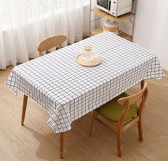 Tablecloth Kitchen Table Runners Modern 137X180CM Black as picture