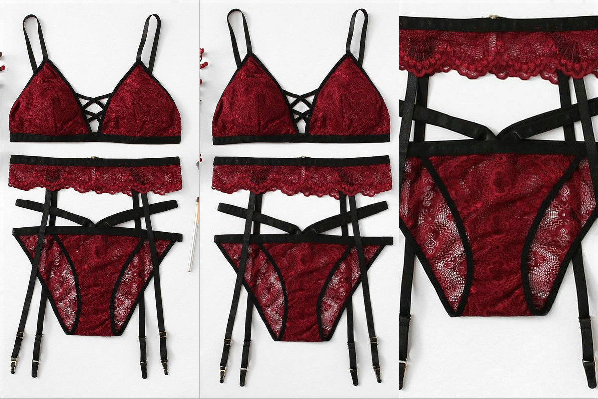 Sexy sling combined underwear suit Combination suit underwear