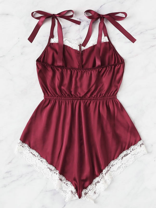 sexy sleepwear Adult lingerie lace romper home sleepwear