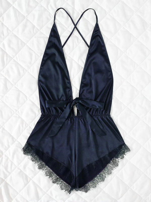 Sexy conjoined Fashion Short Sexy Connected Sleepwear
