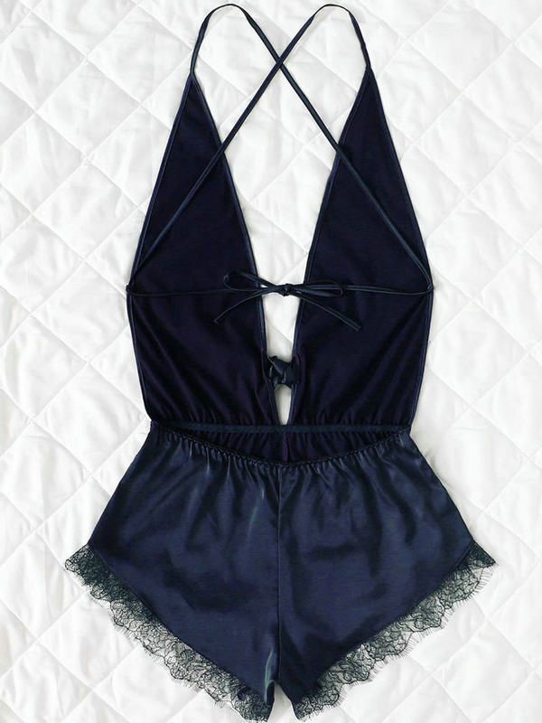 Sexy conjoined Fashion Short Sexy Connected Sleepwear