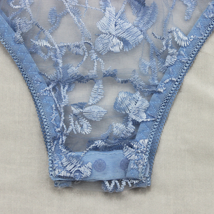 European and American Style Sexy suspender mesh Butterfly Embroidery Bodysuits