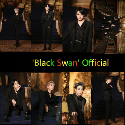 BTS Black Swan Official Photo Sketch (16 Cards) Bangtan Boys LOMO Cards 16PCS Photo Cards Merchandise of Postcards KPOP Postcard for Army Daughter
