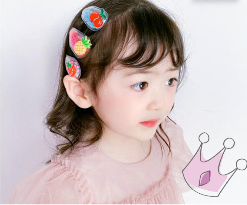 Sweet Hair Clips for Girls, Cute Candy Color Cartoon Design Hair Pins Assorted Colors Hair Clips Hair Barrettes Kawaii Hair Accessories(Pink Yellow Purple Green Blue)