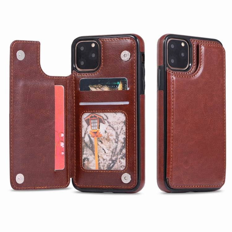 iPhone Wallet Case with Card Holder, PU Leather Kickstand Card Slots Case,Double Magnetic Clasp and Durable Shockproof Cover for iPhone 11, iPhone13pro
