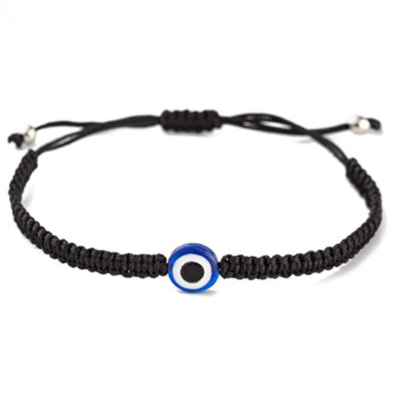 Evil Eye Necklace with Evil Eye Bracelet Set, 2 Pieces Amulet Lucky Bracelets with Card, 2 Pieces Evil Eye Pendant Necklaces Turkish Blue Necklace for Women Men Girls Boys