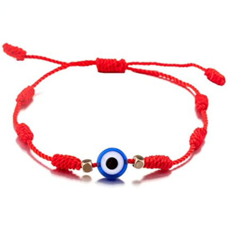 Evil Eye Necklace with Evil Eye Bracelet Set, 2 Pieces Amulet Lucky Bracelets with Card, 2 Pieces Evil Eye Pendant Necklaces Turkish Blue Necklace for Women Men Girls Boys