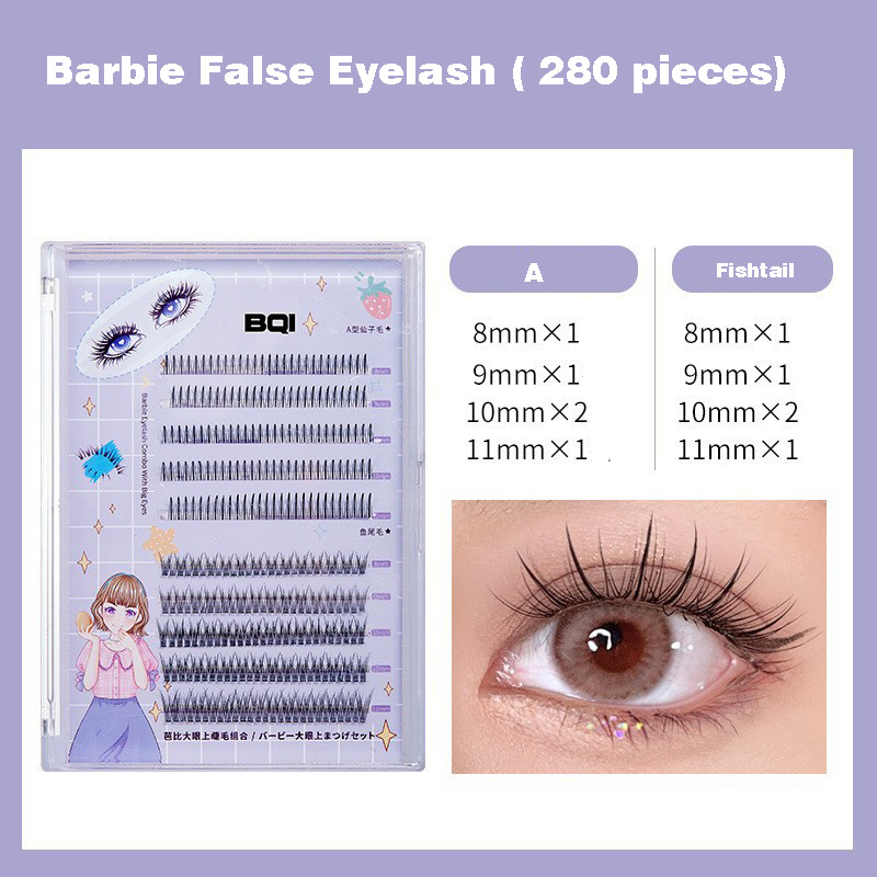 DIY False Eyelash Extension, 3D Effect Individual Melt Flare Lash Cluster Natural Lashes Set, Home Eyelash Extension, Lashes Pack