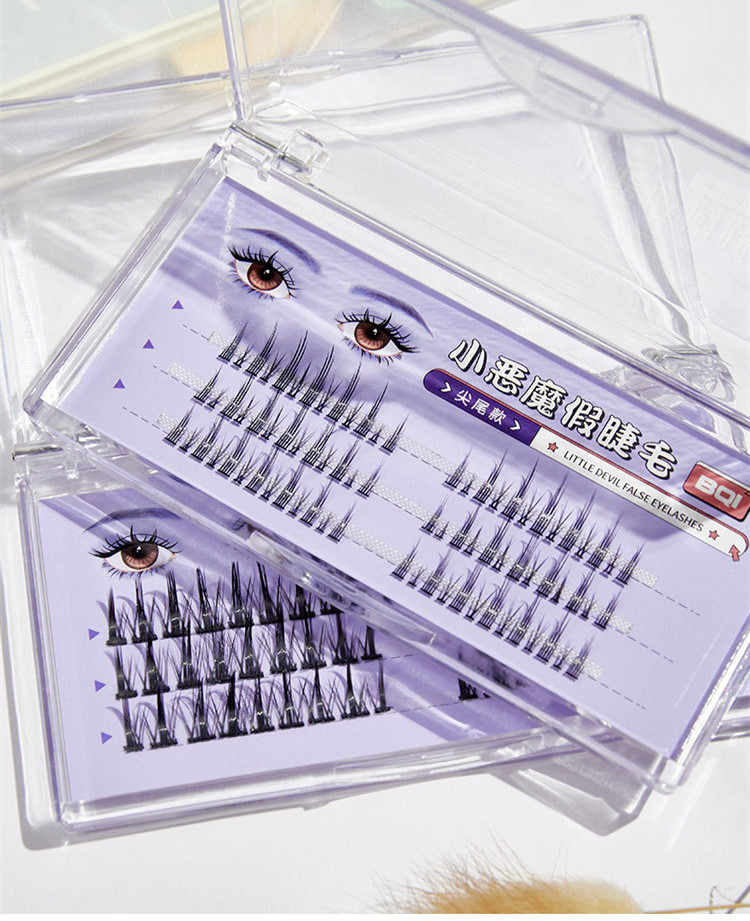 DIY False Eyelash Extension, 3D Effect Individual Melt Flare Lash Cluster Natural Lashes Set, Home Eyelash Extension, Lashes Pack
