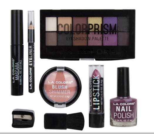 L.A Colors 20 Pc. Insta Glam: Eye, Lip &amp; Nail Kit - Socialite