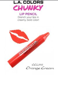 CCL582 Orange Cream L.A. Colors Chunky Lip Pencil