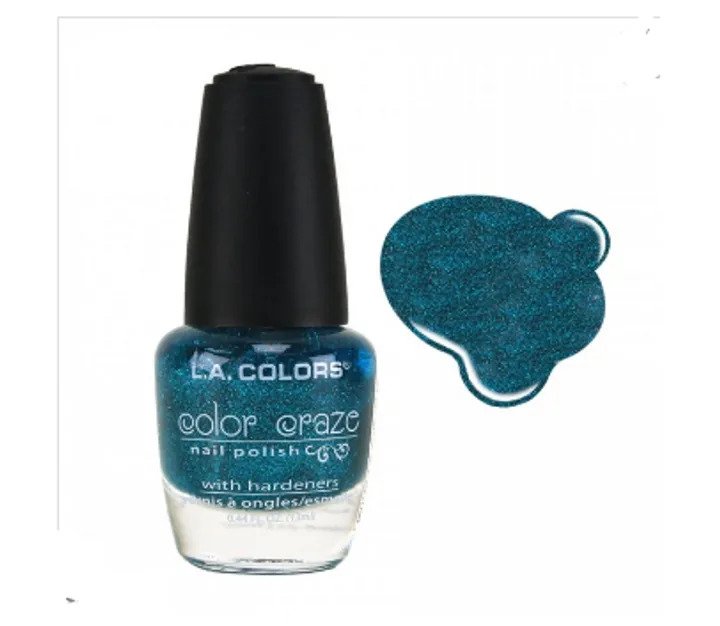 LA COLORS Color CRAZE Nail Polish, Dazzling with nail hardeners