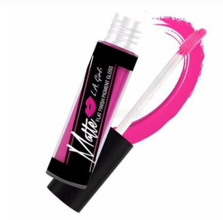 LA Girl Matte Flat Finish Pigment Lip Gloss- GLG 838 - Tulle