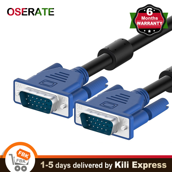 1.5M VGA to VGA Cable 15 Pin Male to Male PC Computer Monitor Cable 5 Feet